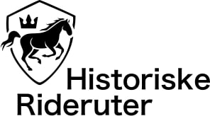 HR logo 25 mm Sort Hvid BG